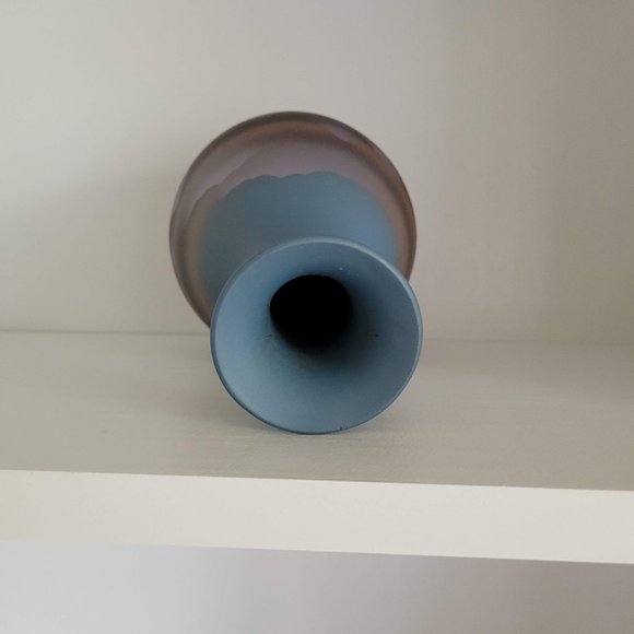 Dreamy 80's Otagiri Hand Painted Mountain Vase - Picture 6 of 10